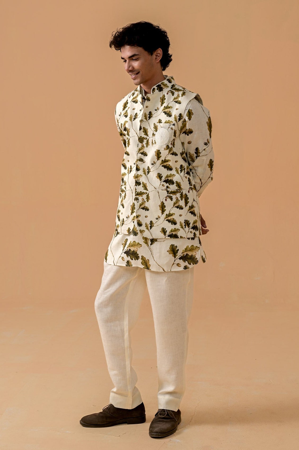 Rangeela Rebel Waistcoat - Autumn Print