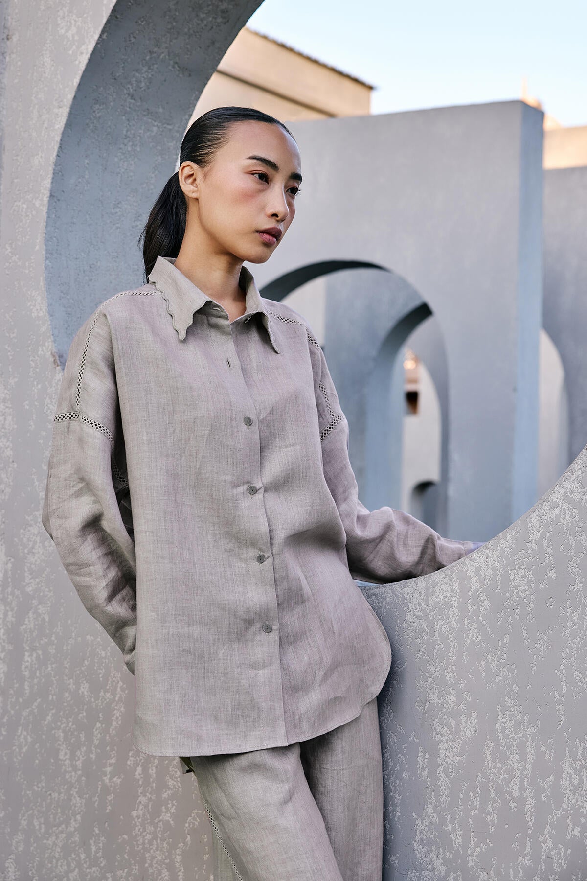 The Batooni Shirt - Grey Skies