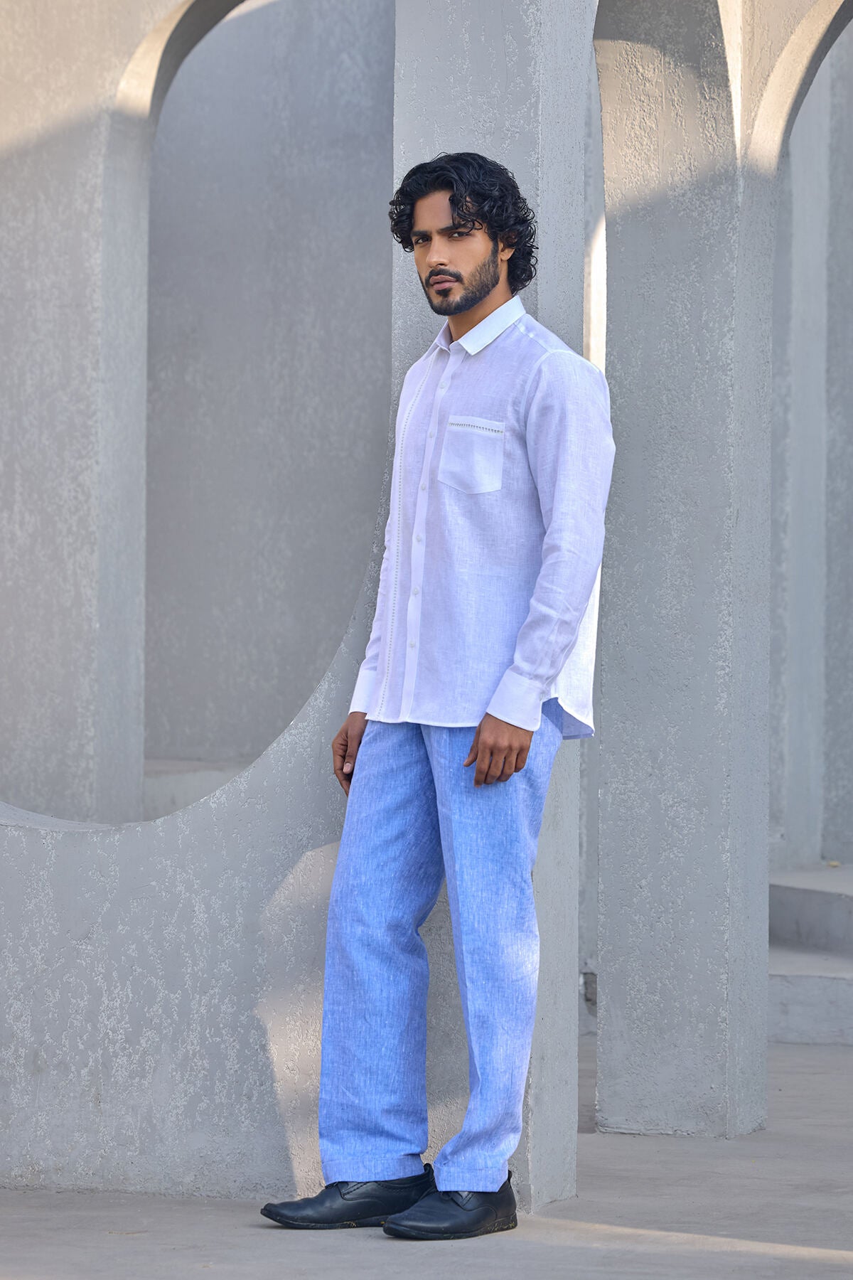 The Raahi Shirt - Dahlia Desire