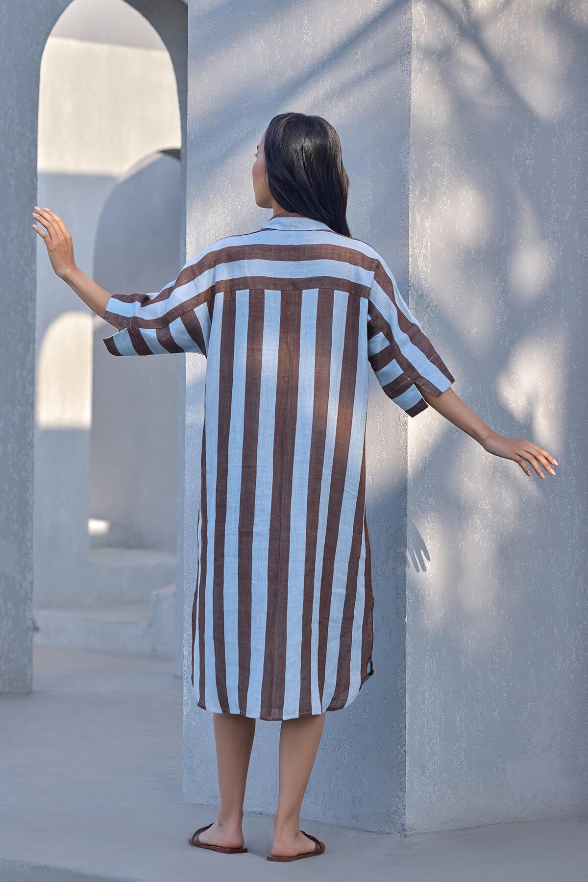 The Stormy Skies Kissa Dress