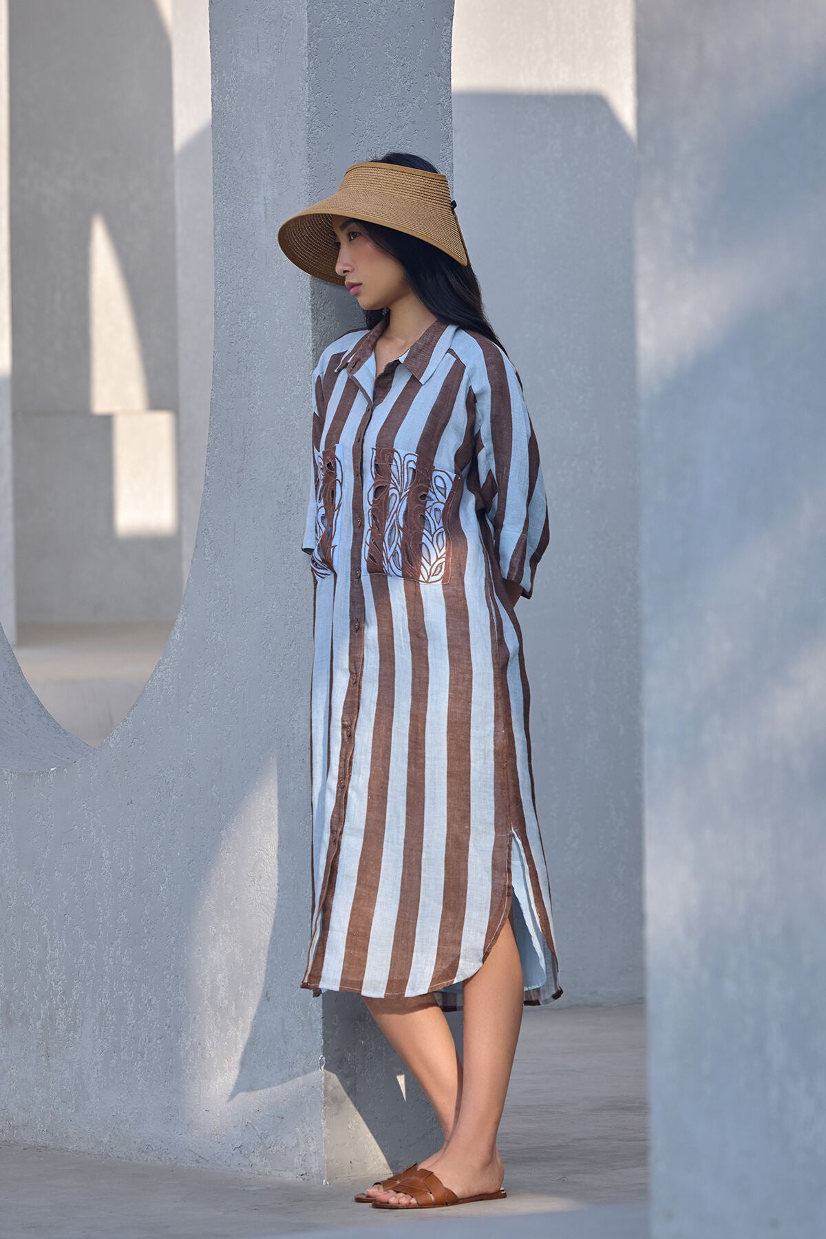 The Stormy Skies Kissa Dress