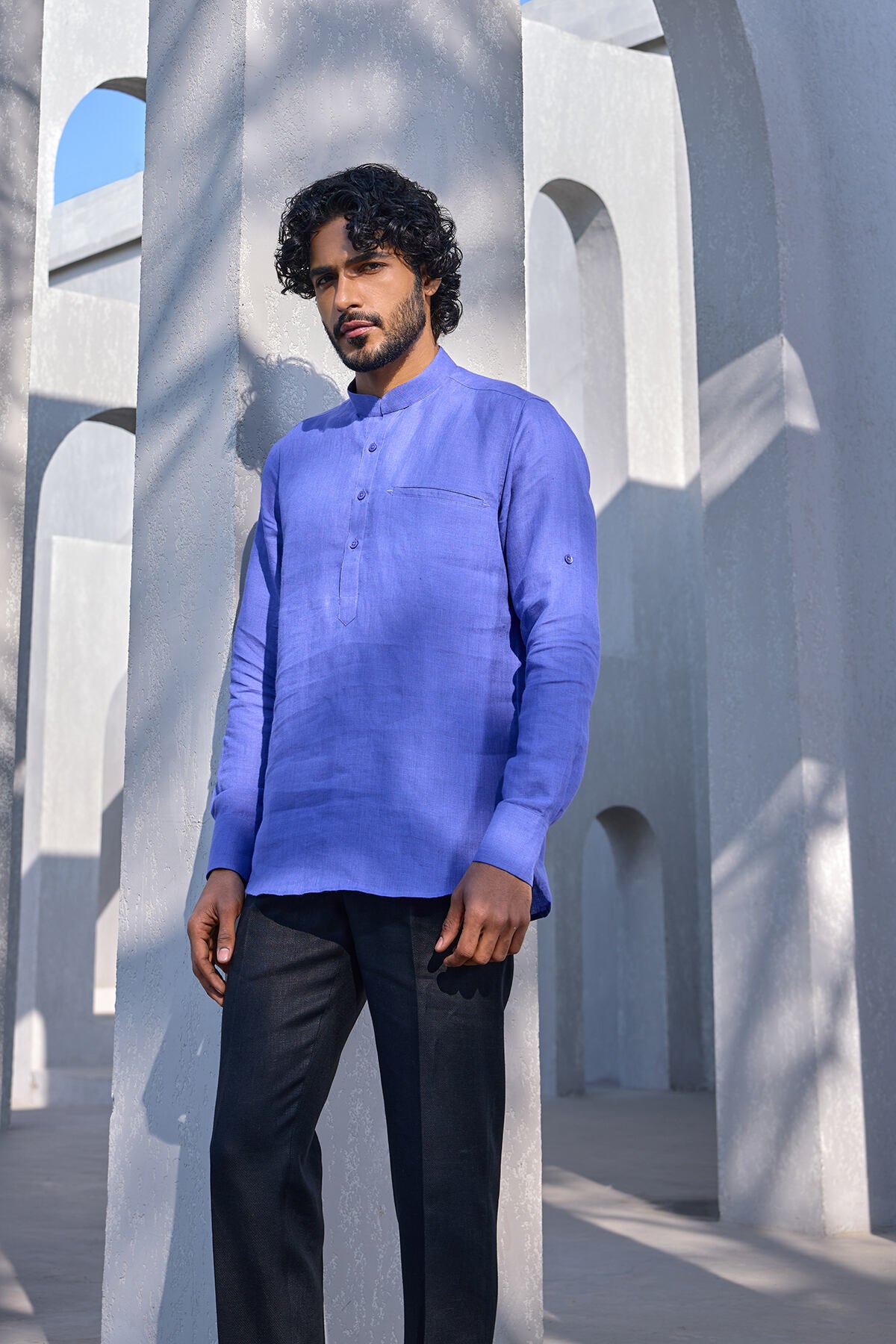 The Zikr Kurta - Sublime Violet