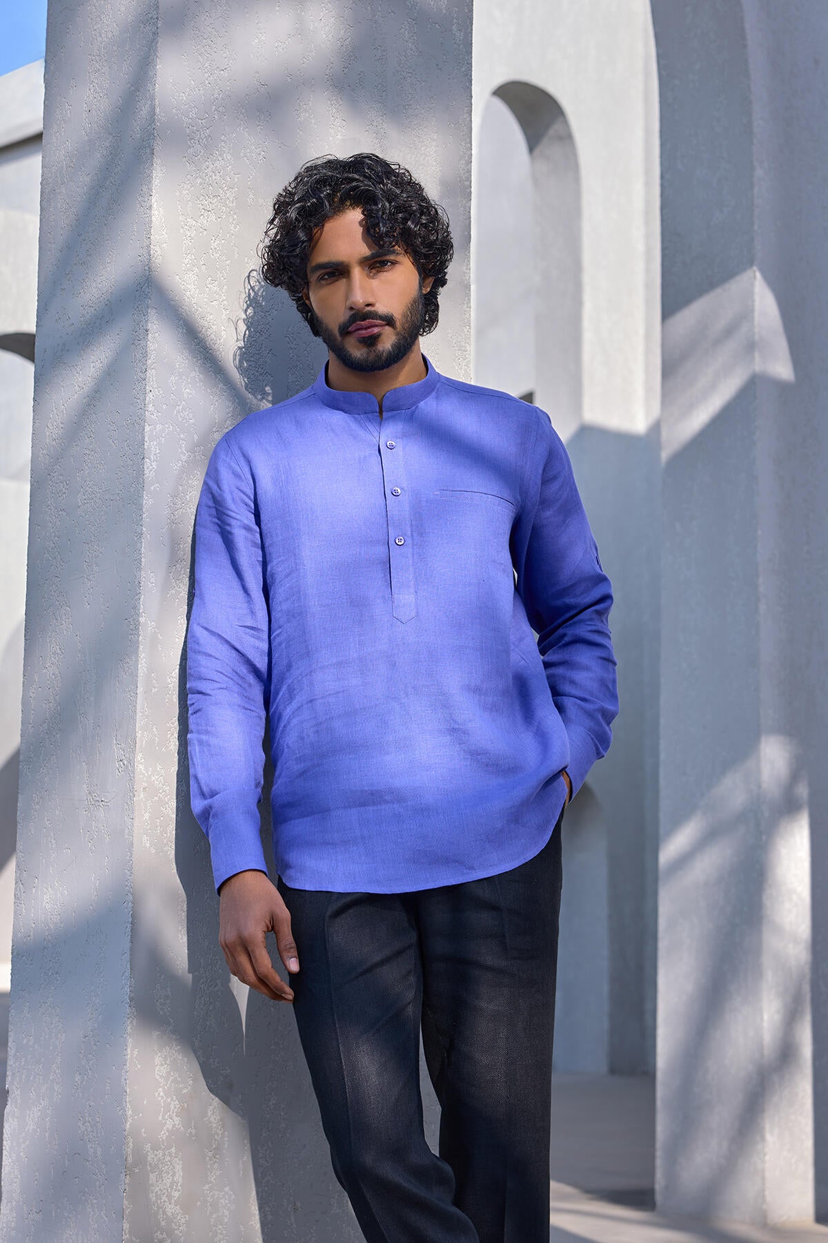 The Zikr Kurta - Sublime Violet