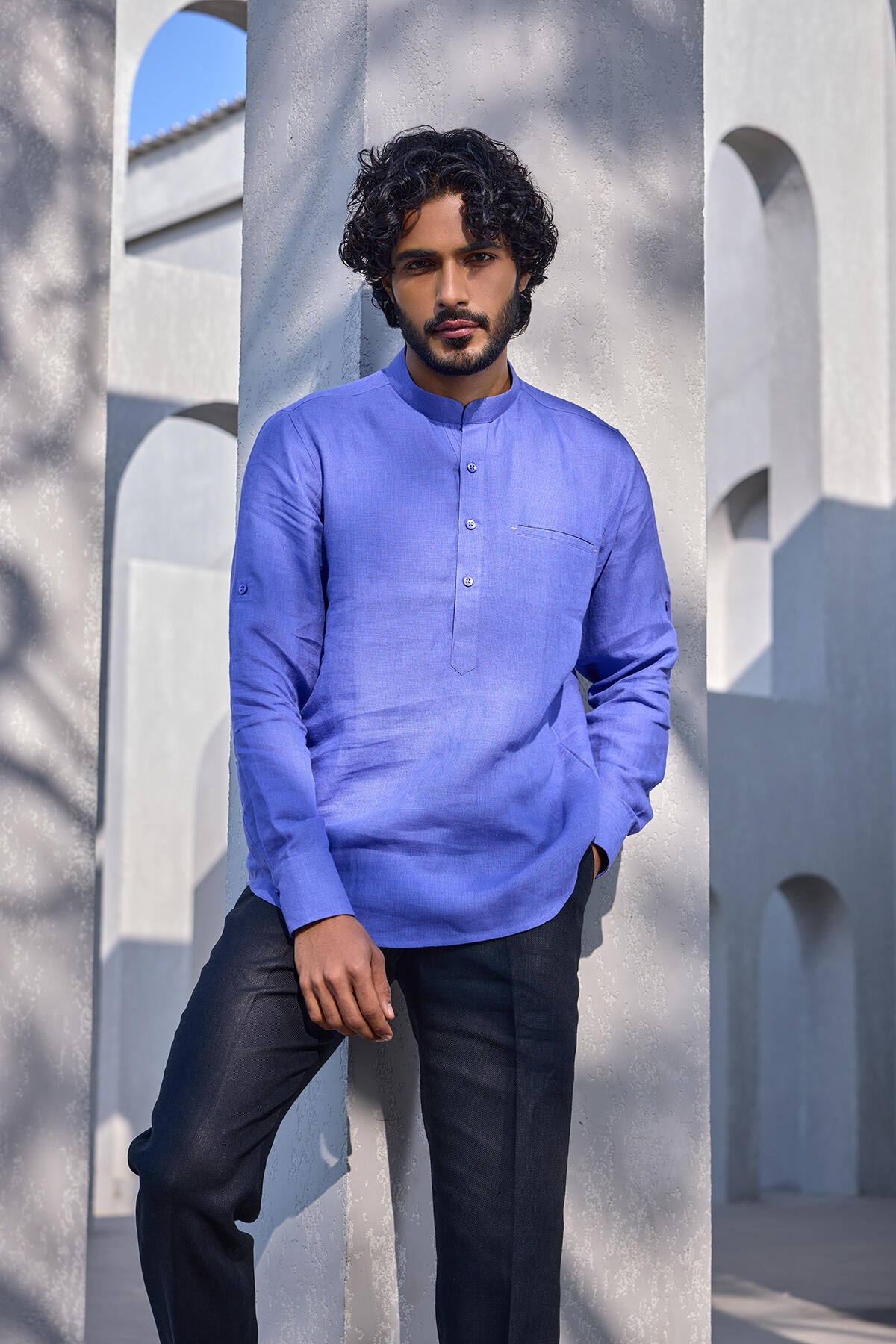 The Zikr Kurta - Sublime Violet