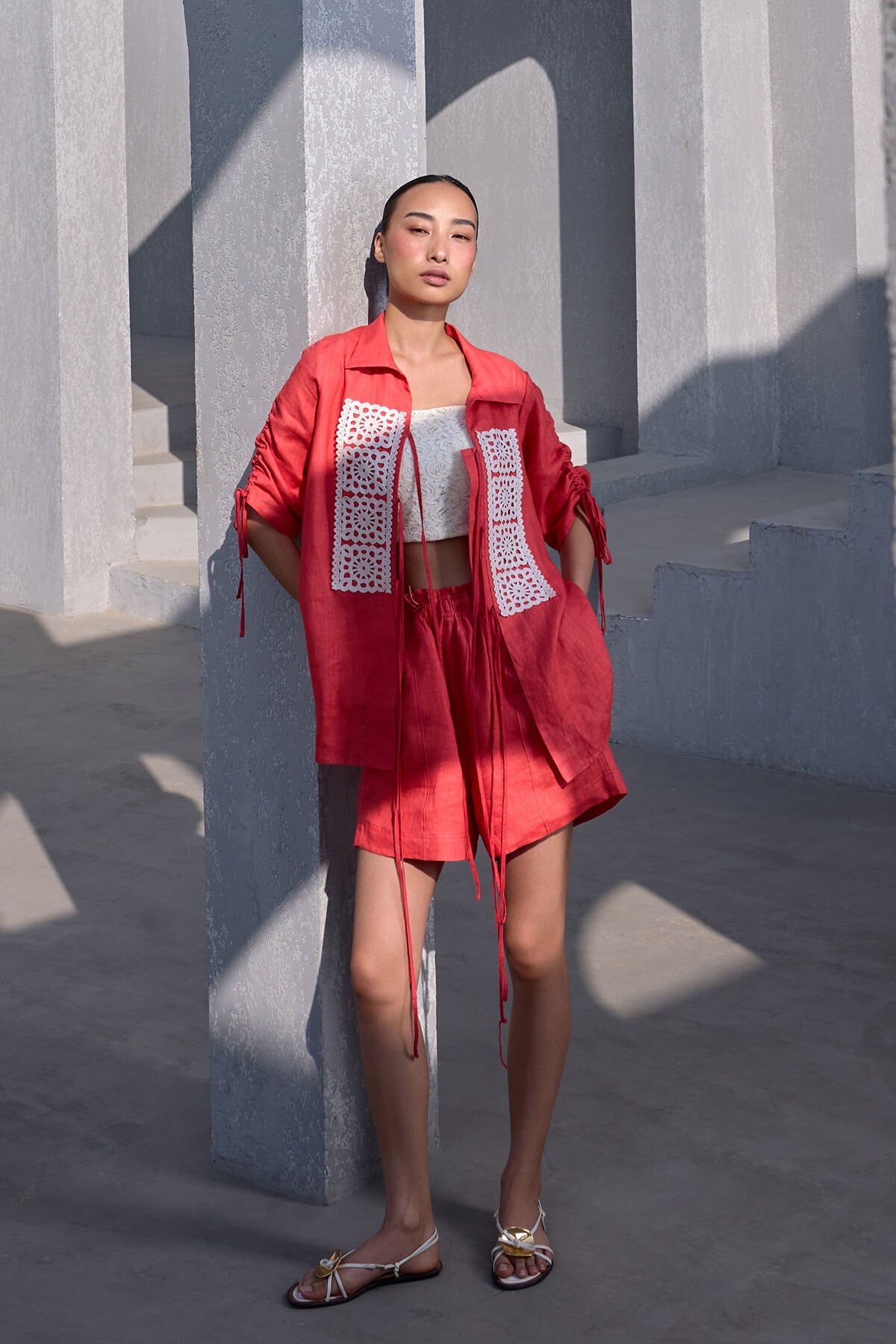 The Albeli Shirt - Kesariya