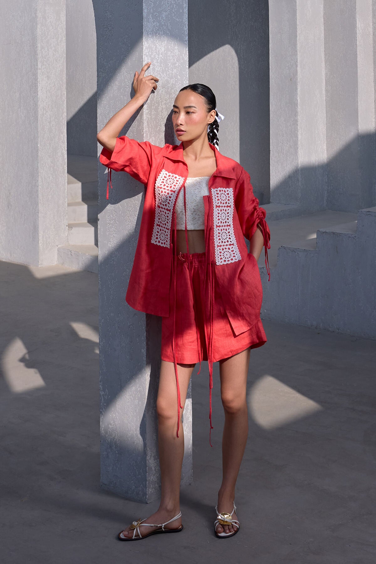 The Albeli Shirt - Kesariya