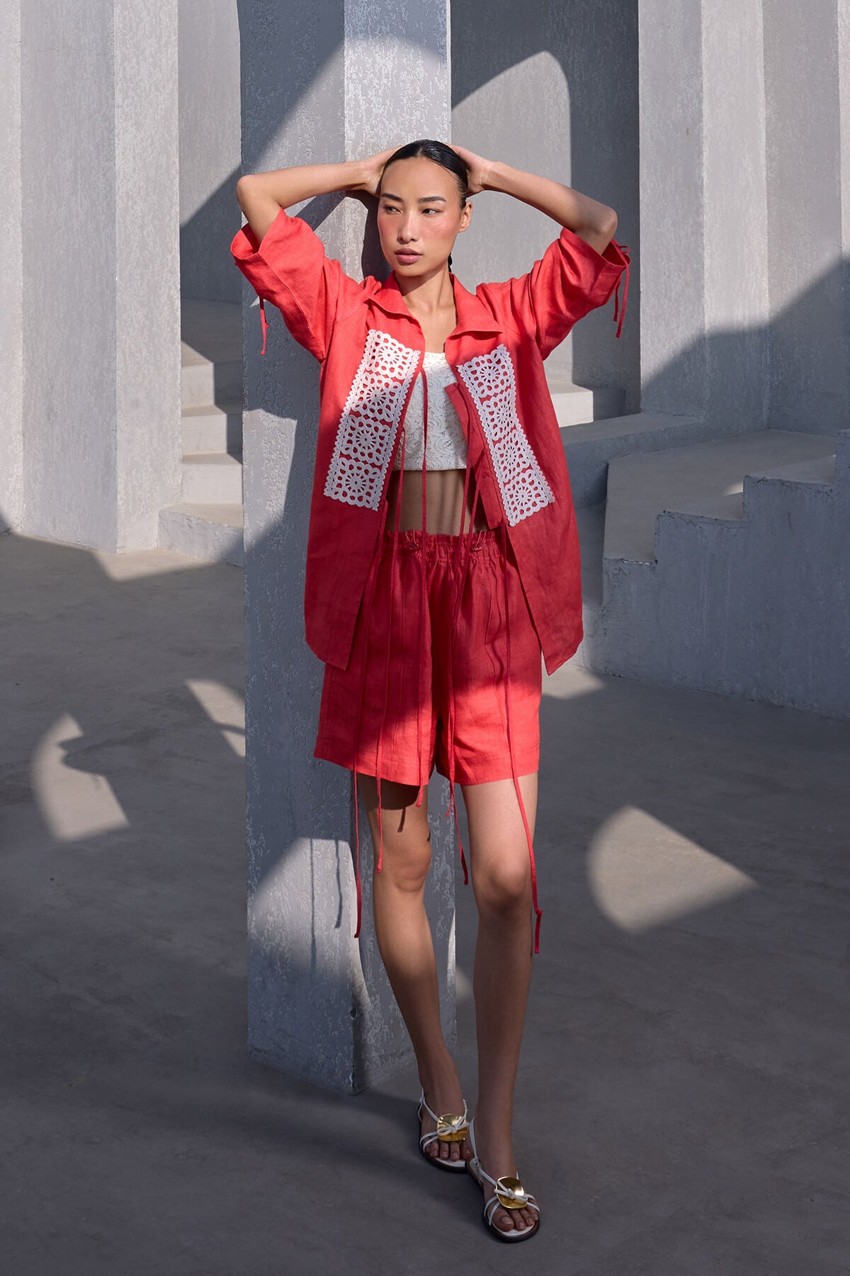 The Albeli Shirt - Kesariya