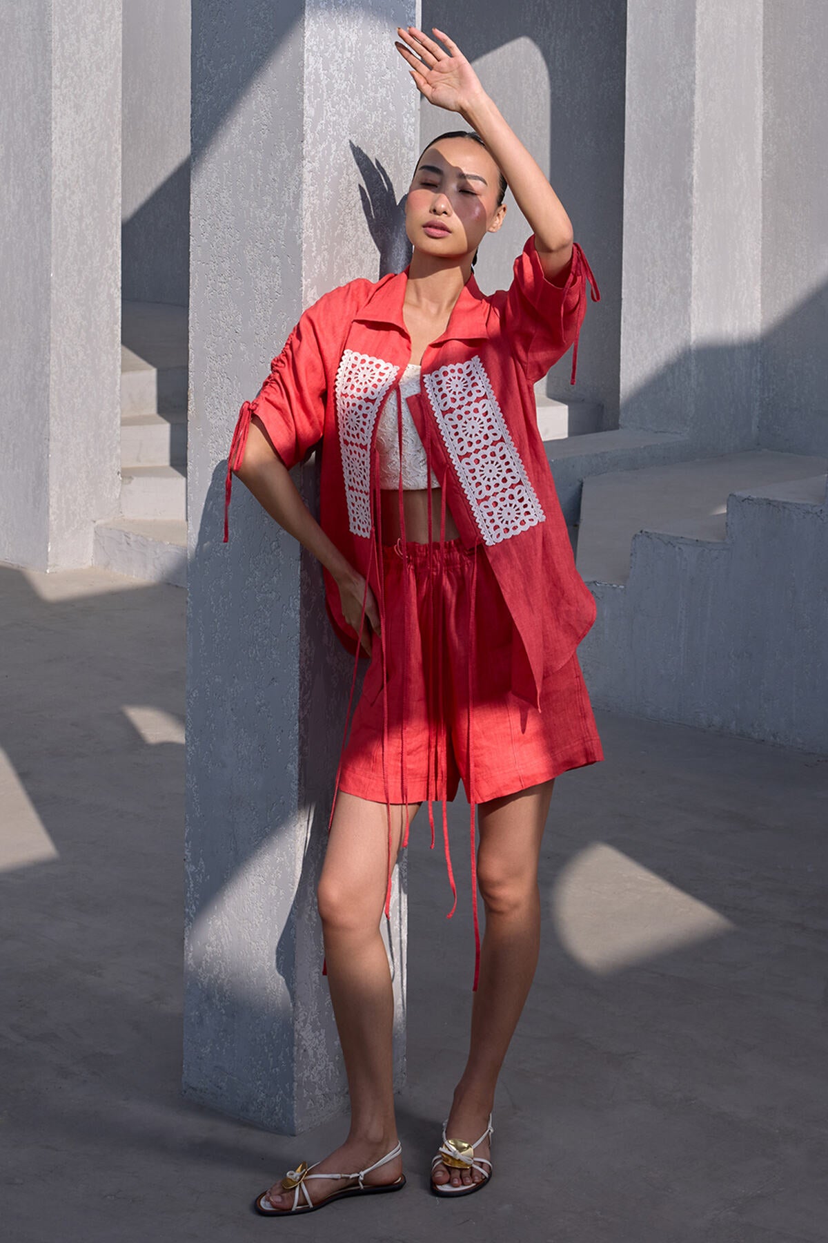 The Albeli Shirt - Kesariya