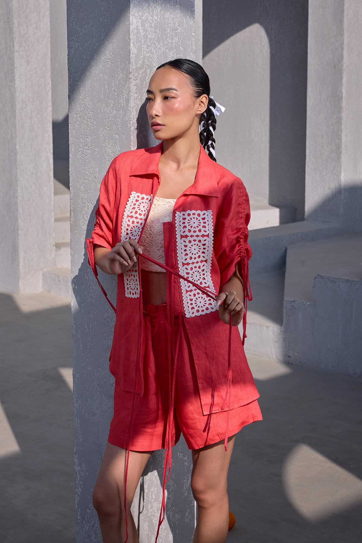 The Albeli Shirt - Kesariya