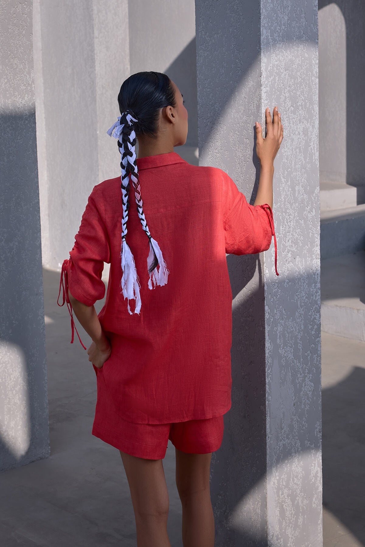 The Albeli Shirt - Kesariya