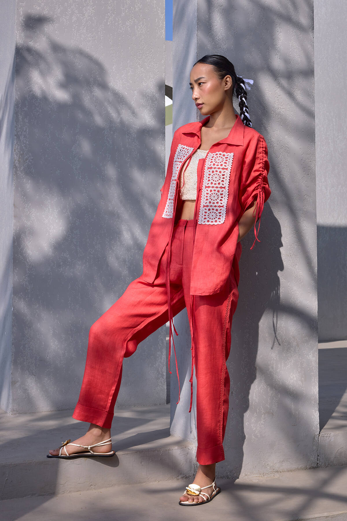 The Albeli Shirt - Kesariya