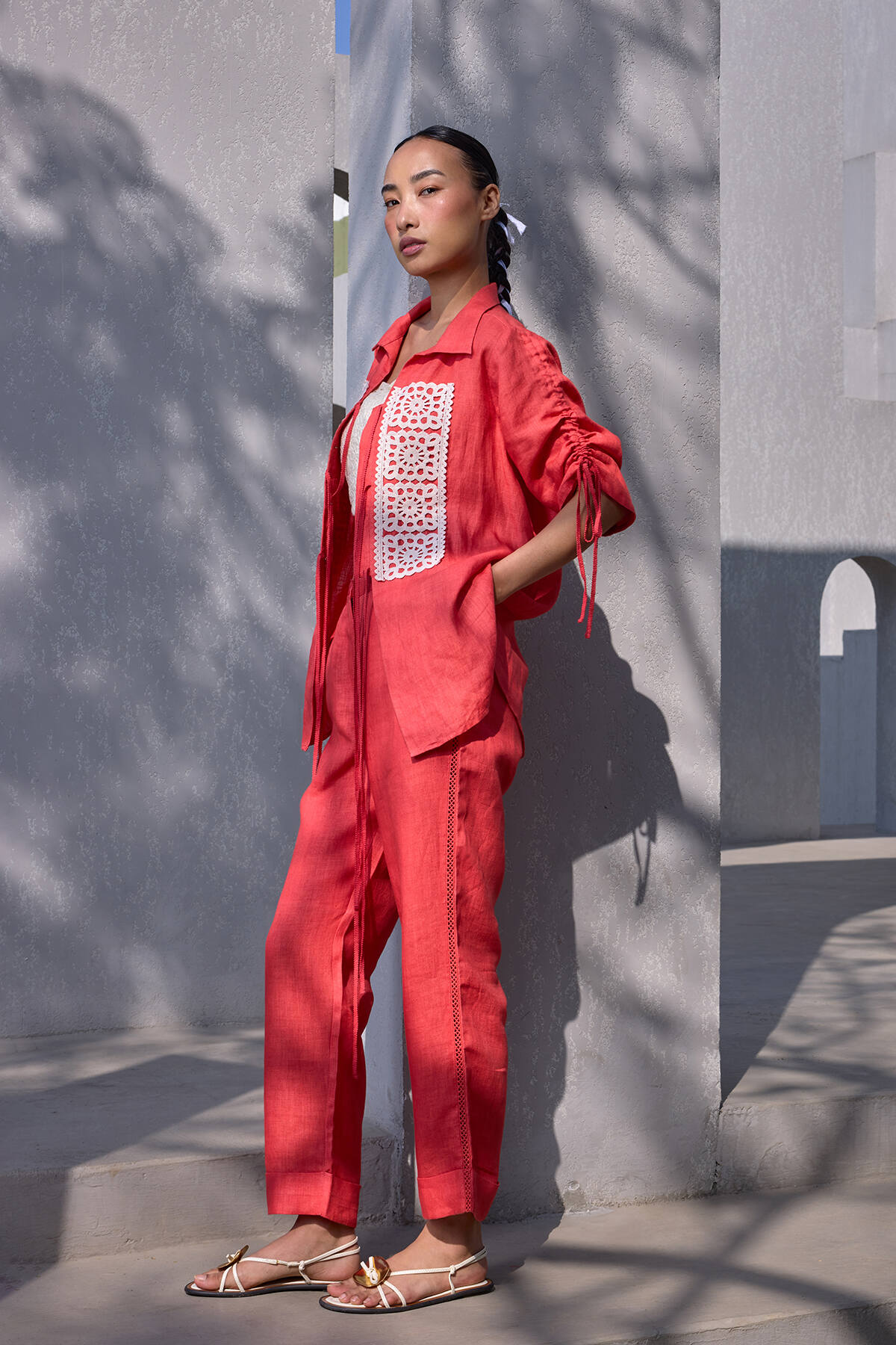 The Albeli Shirt - Kesariya