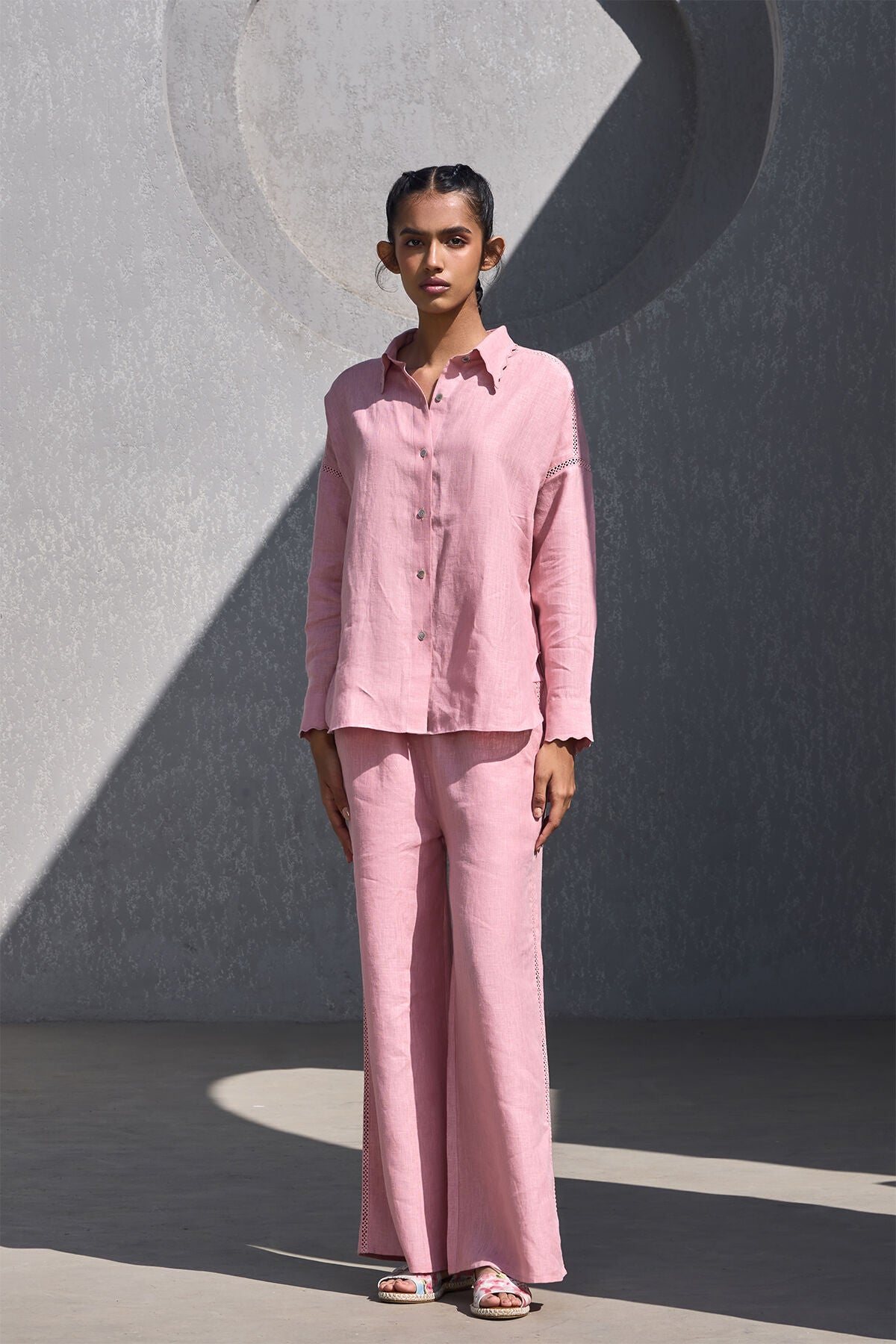 The Batooni Pajamas - Blushing Coral