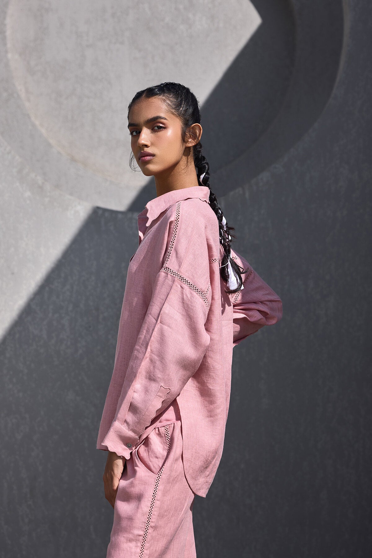 The Batooni Shirt - Blushing Coral