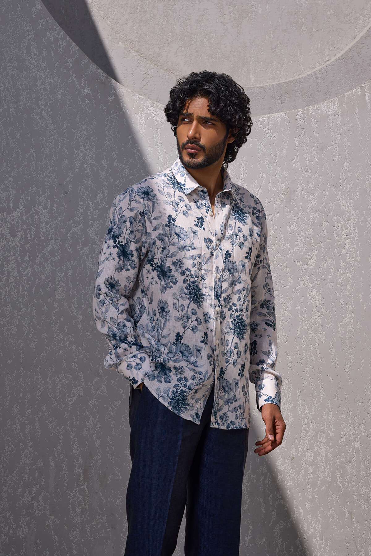 The Pryce Shirt - Blue Baroque