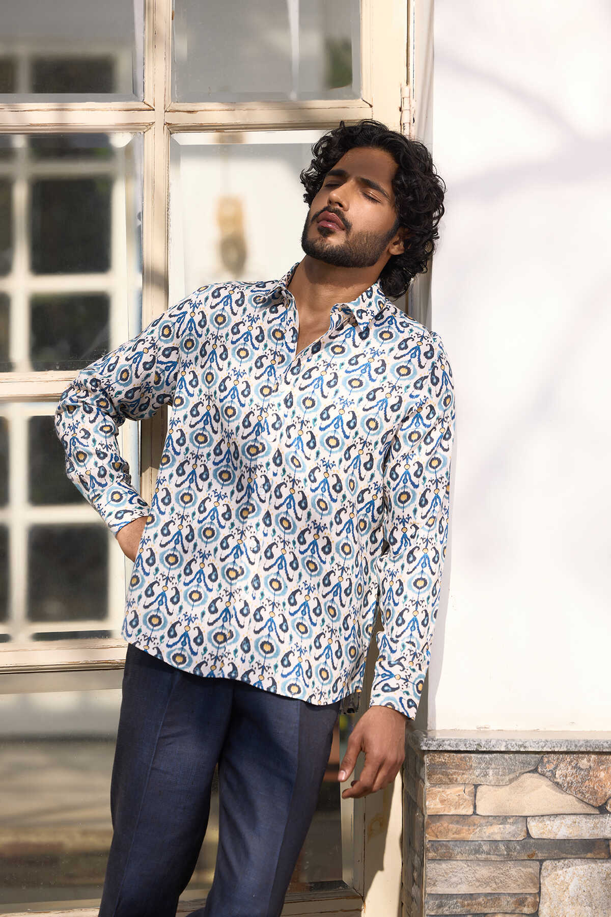 The Bayaan Shirt - Ikat Adventure