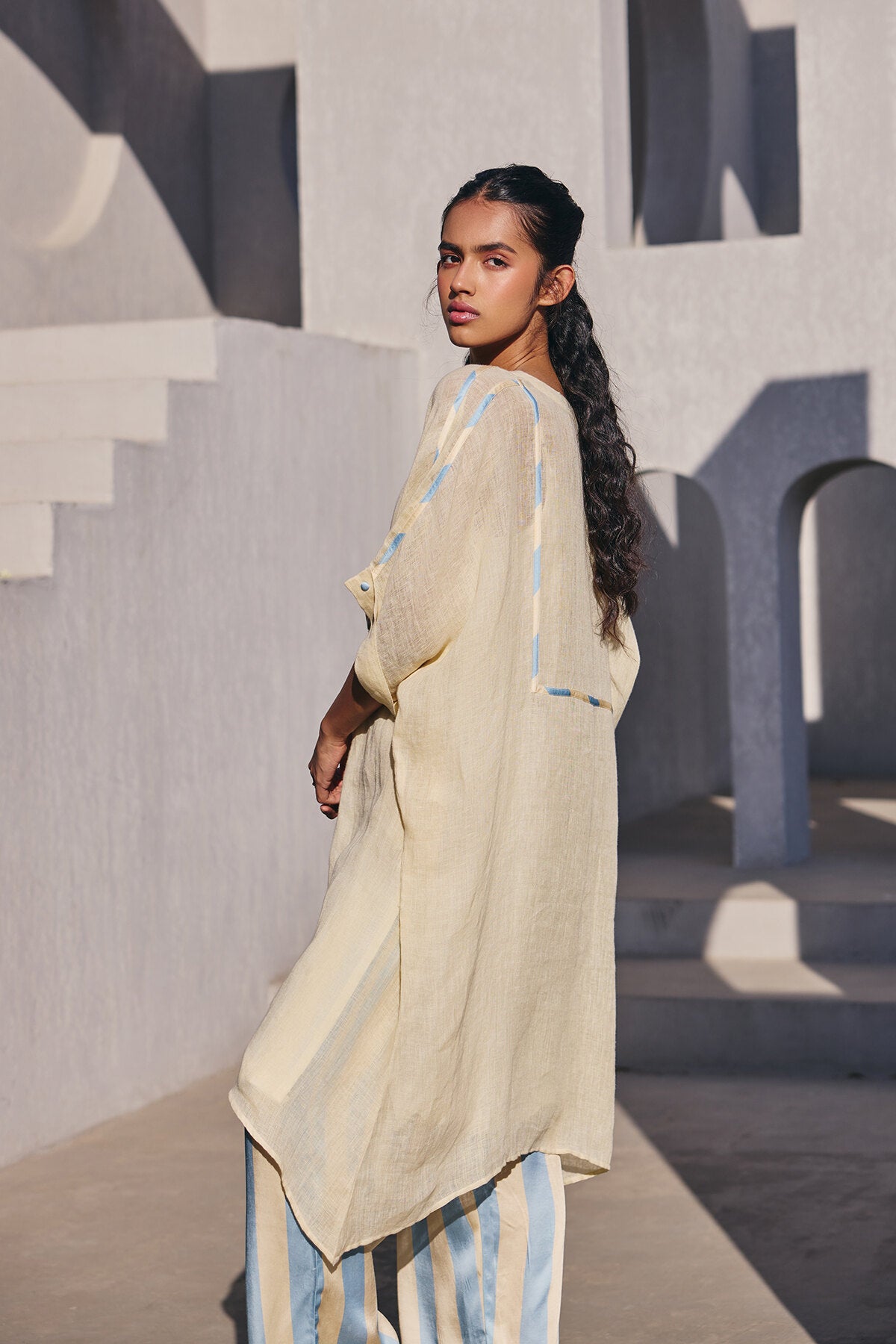 The Icy Blue Fasaana Co-ord Set