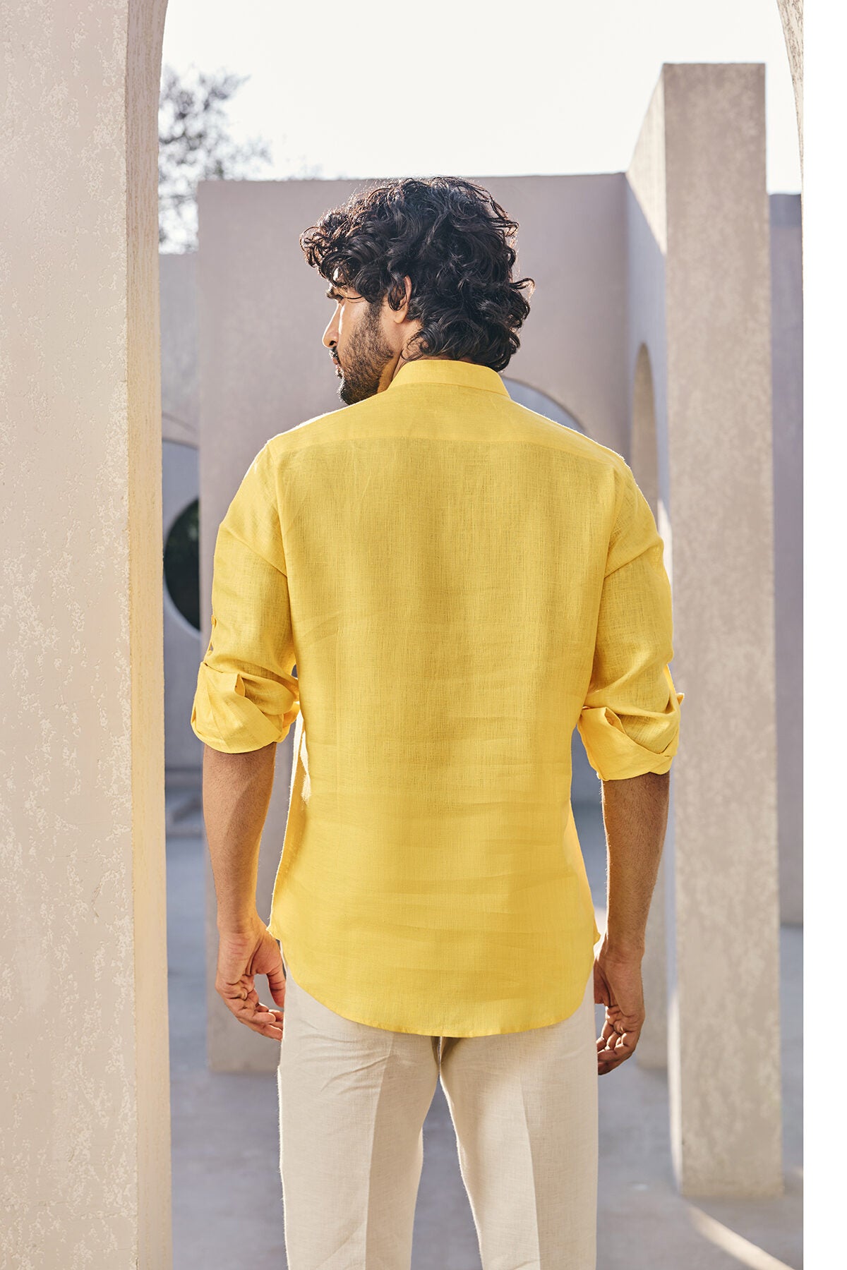 The Zikr Kurta - Alphanso Yellow