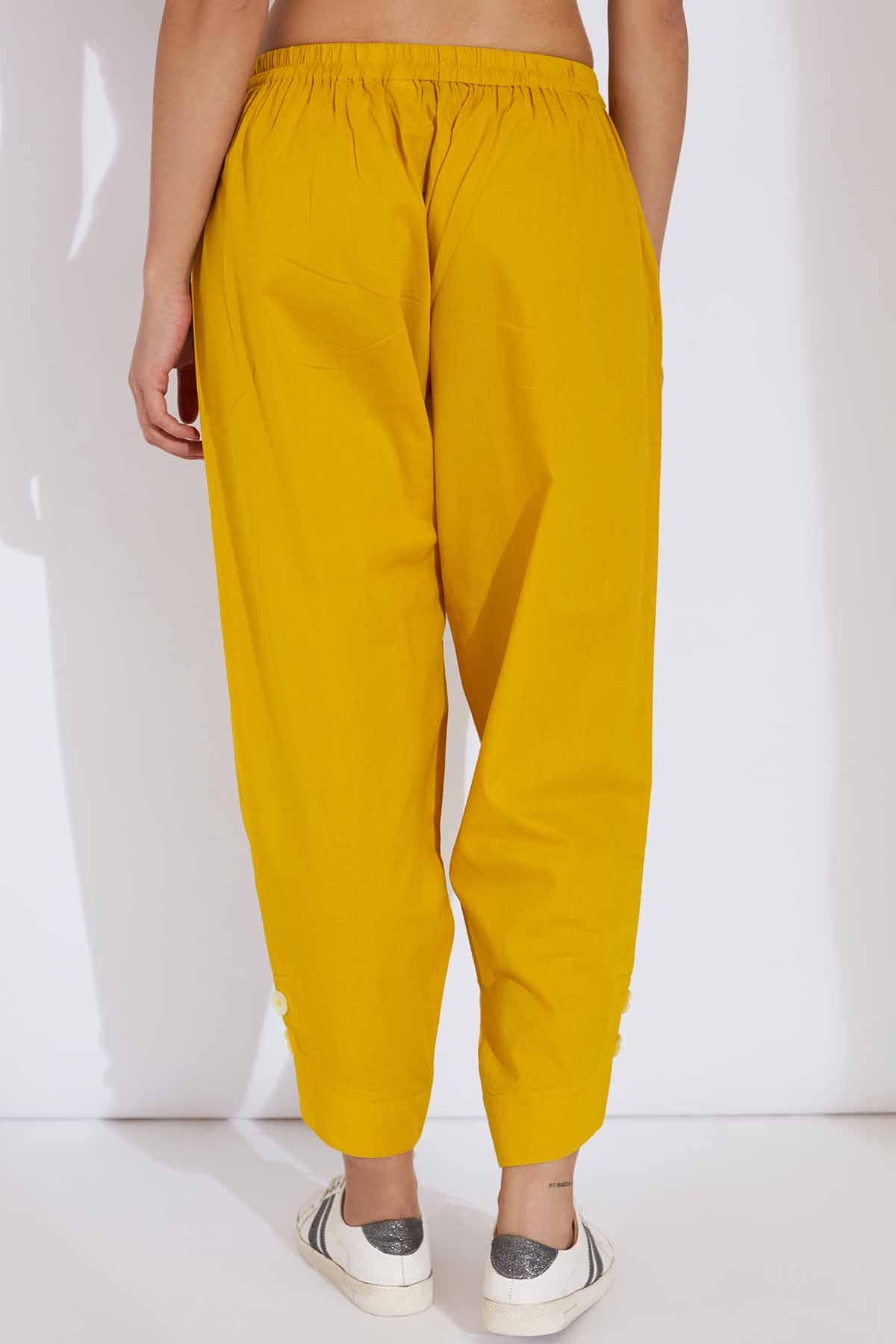 The Raewyn Mustard Salwar for Ladies -Yellwithus.com