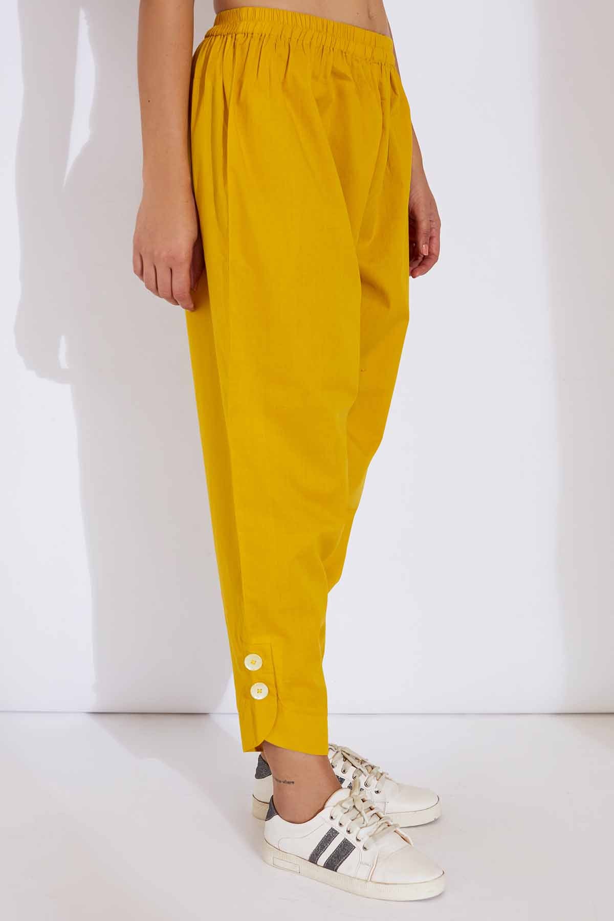 The Raewyn Mustard Salwar for Ladies -Yellwithus.com