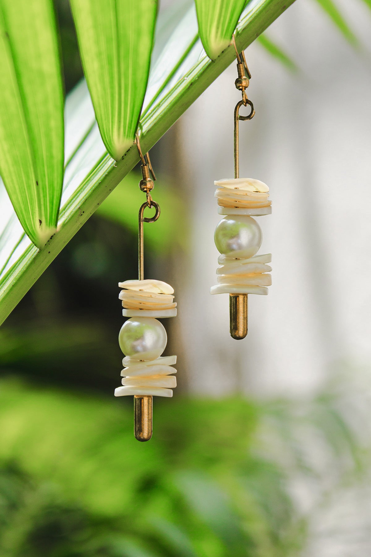 The Megarra Pearls & Shell Earrings - Yell With Us