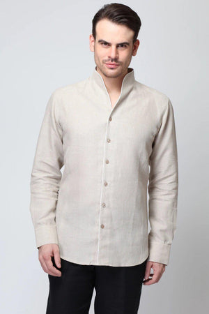 Royal Aristocratic Shirt - Beige