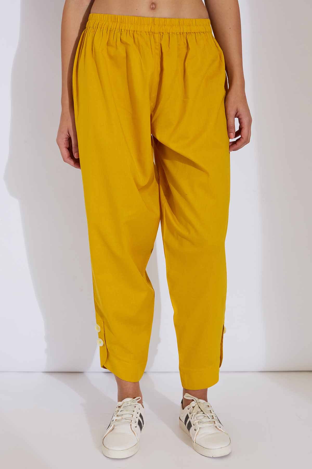 The Raewyn Mustard Salwar for Ladies -Yellwithus.com