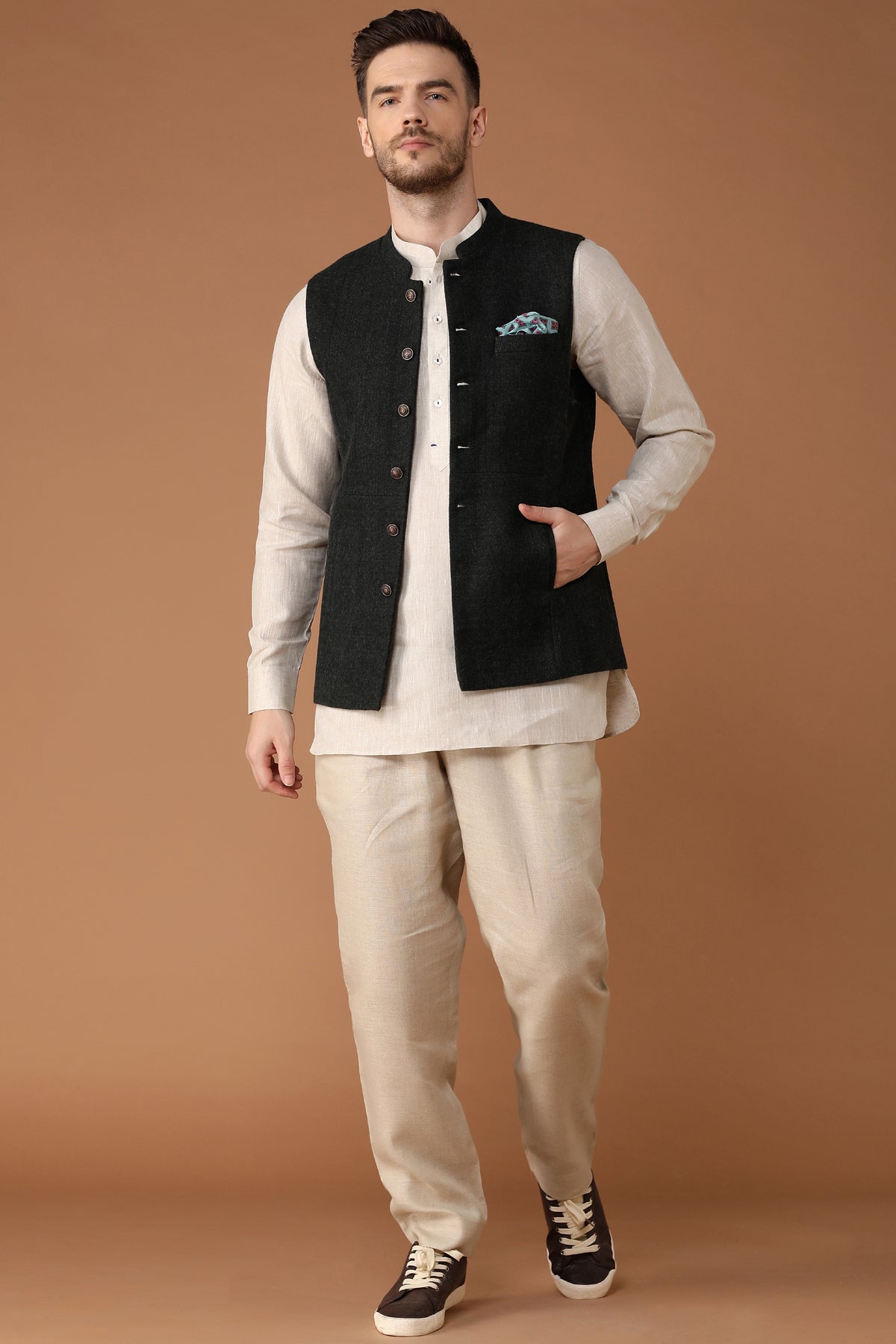 The Serious Business Nehru Jacket-Yellwithus.com