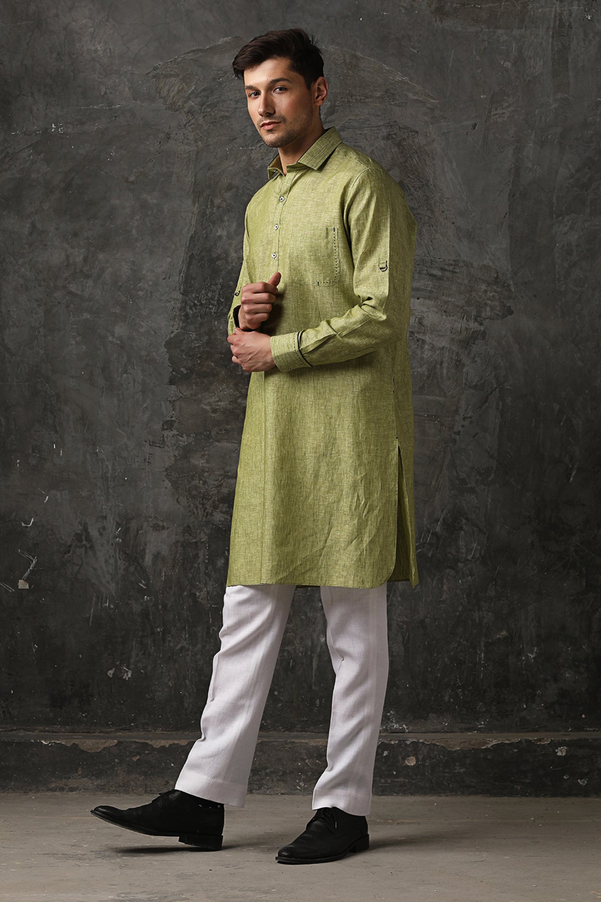 Unwavering Classic Kurta-Yellwithus.com