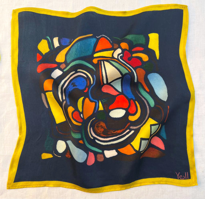 The Yellow Kaleidoscope Pocket Squares