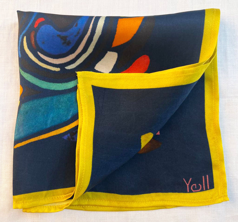 The Yellow Kaleidoscope Pocket Squares