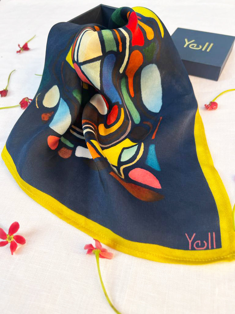 The Yellow Kaleidoscope Pocket Squares