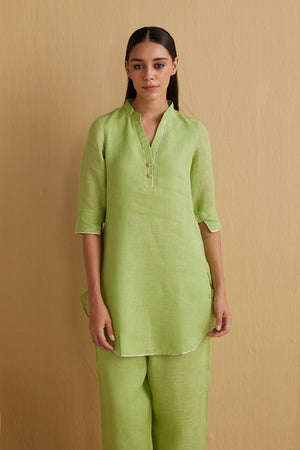 The Sabella Light Green Kurta