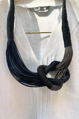 The Denim Knot Necklace