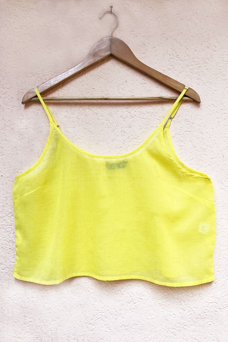 Spaghetti Yellow Inner Top