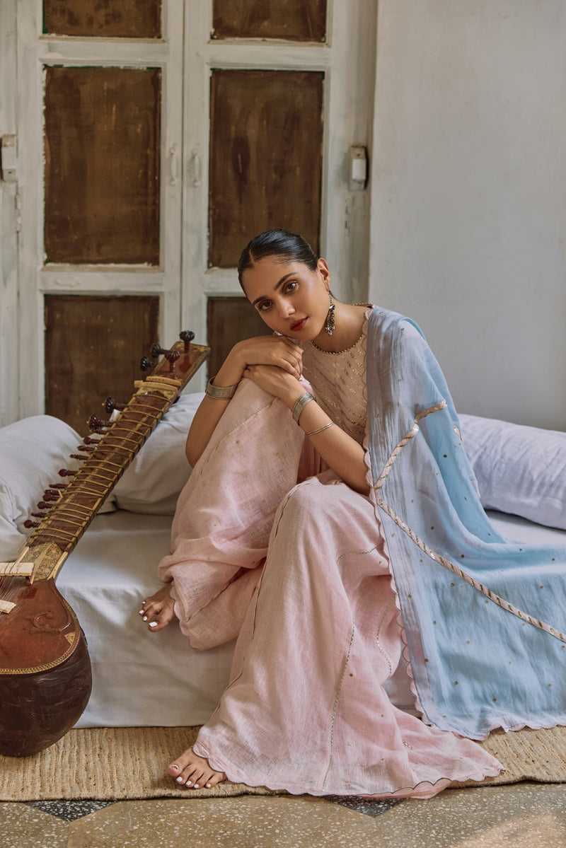 The Kashish Kurta Set (Upper & Bottom) - Yell With Us