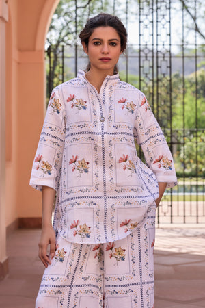 The Sanaaz Tunic - Bouquet Print