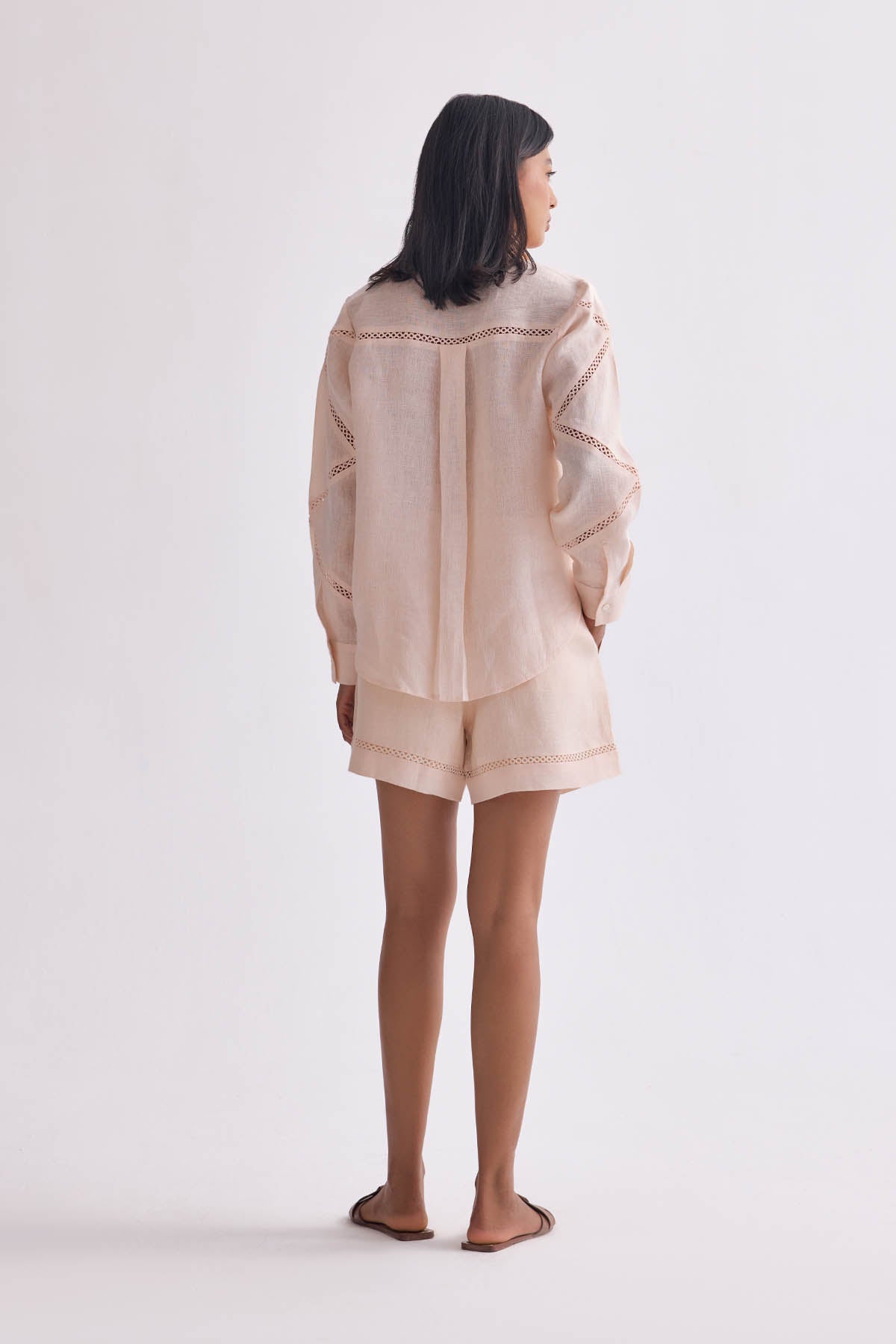 The Rishitha Short - Peach