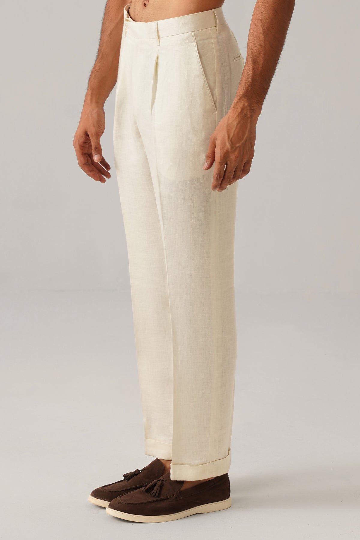 The Ruhaan Grey Linen Shirt