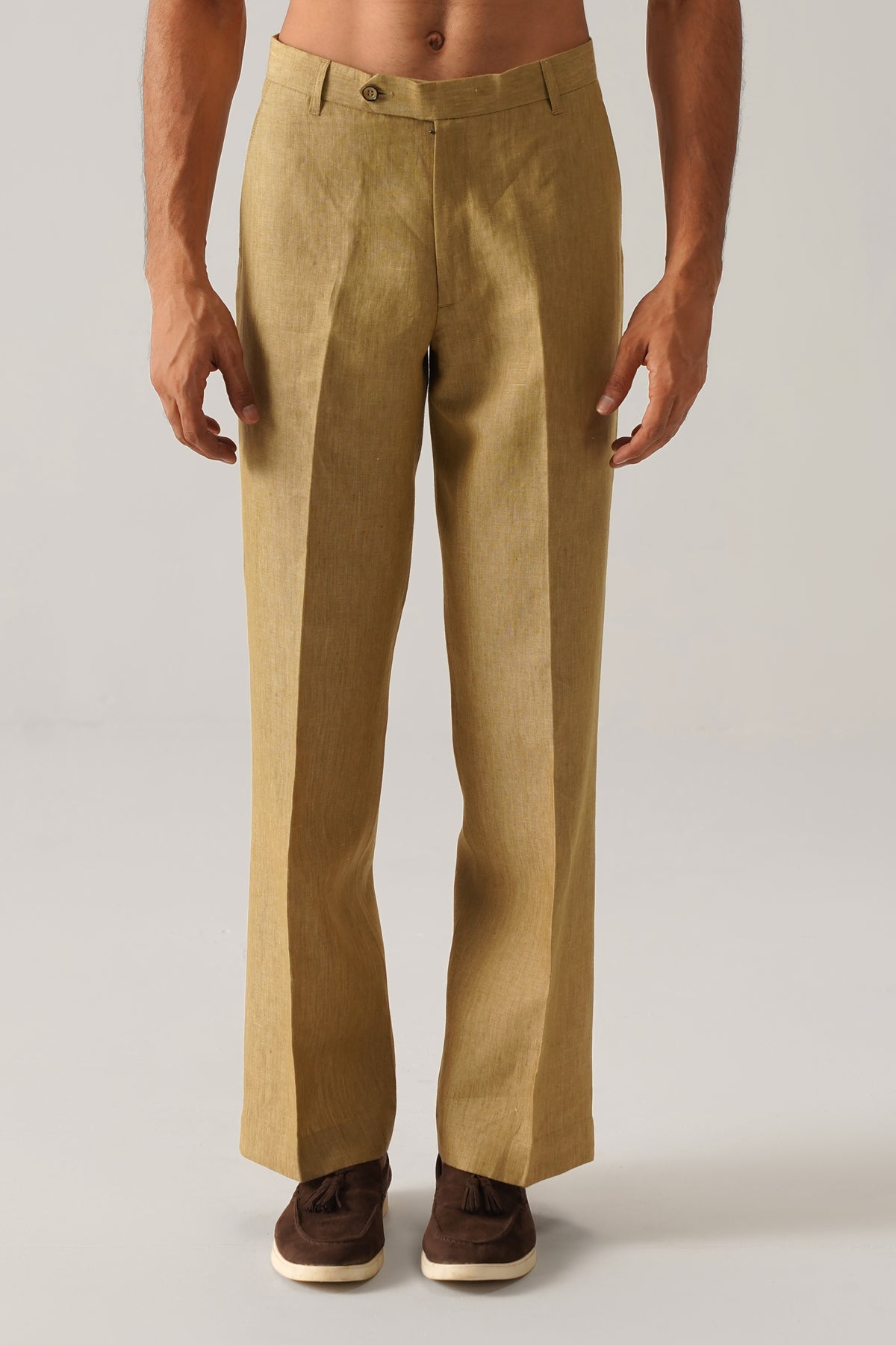 The Rivaaz Cream Linen Shirt