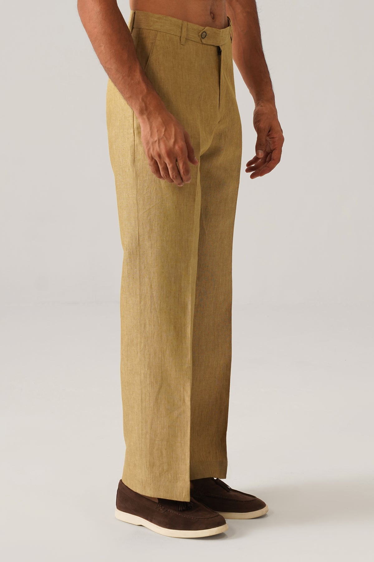 The Rivaaz Cream Linen Shirt