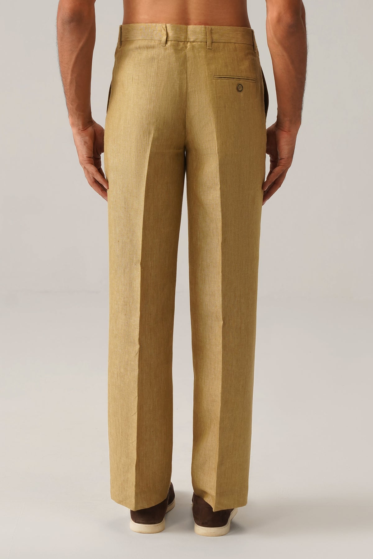 The Rivaaz Cream Linen Shirt