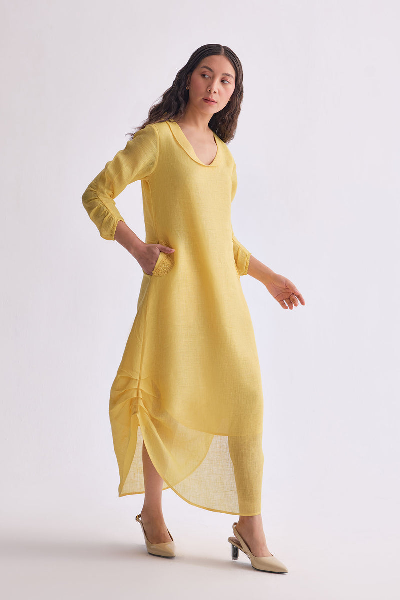 The Iris Linen Dress