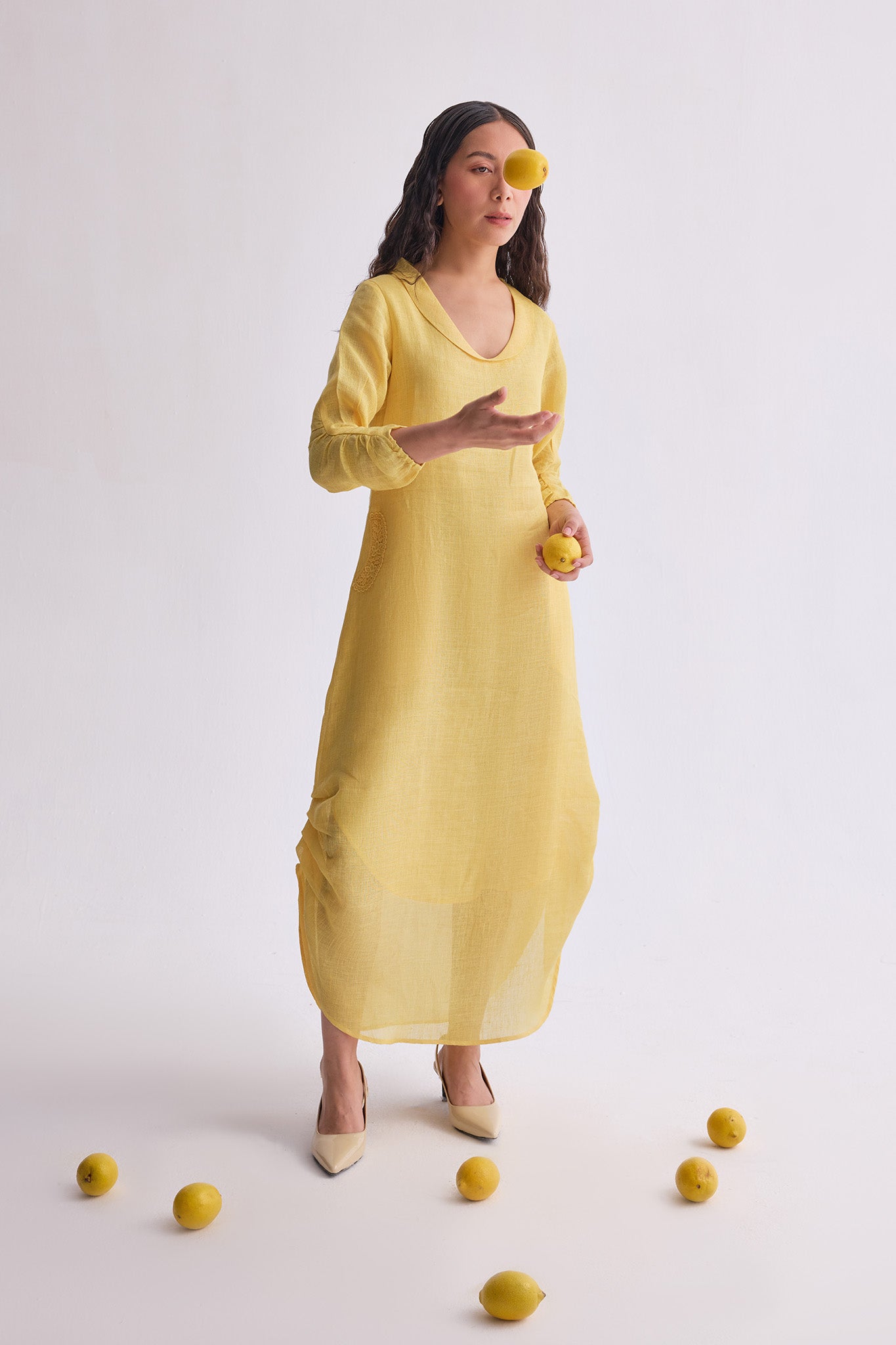 The Iris Linen Dress