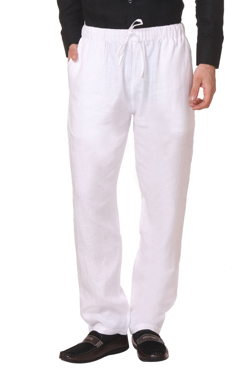 Leisure Love Daisy White Linen Pyjamas