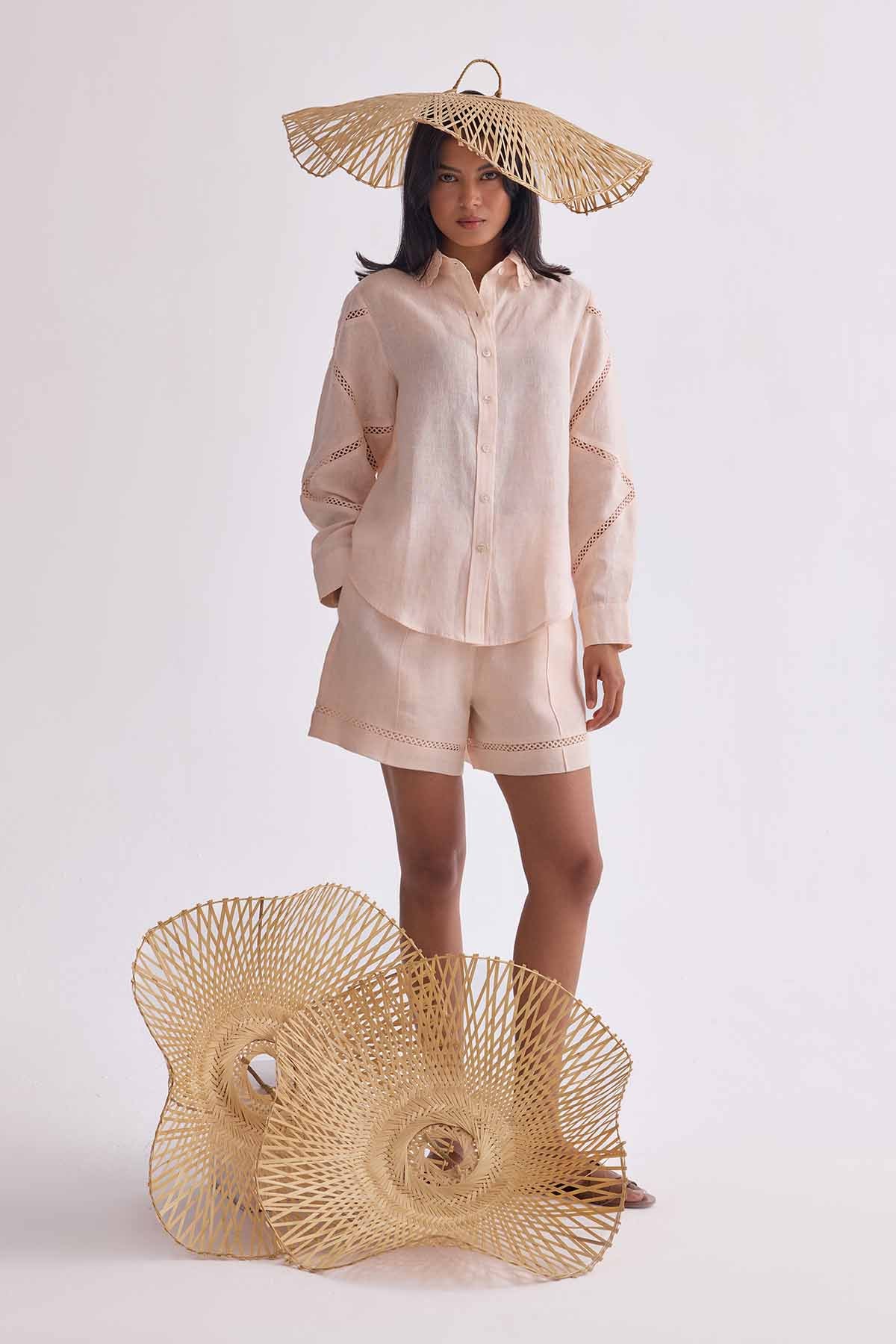 The Rishitha Short - Peach