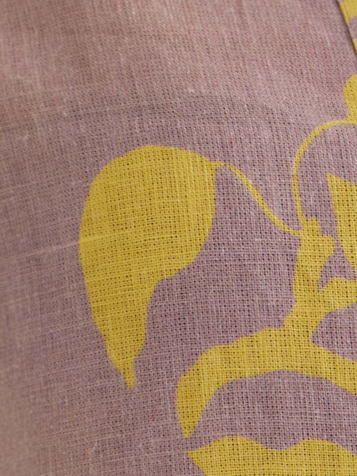 The Amaltas Linen Kurta Set  - Pine glow