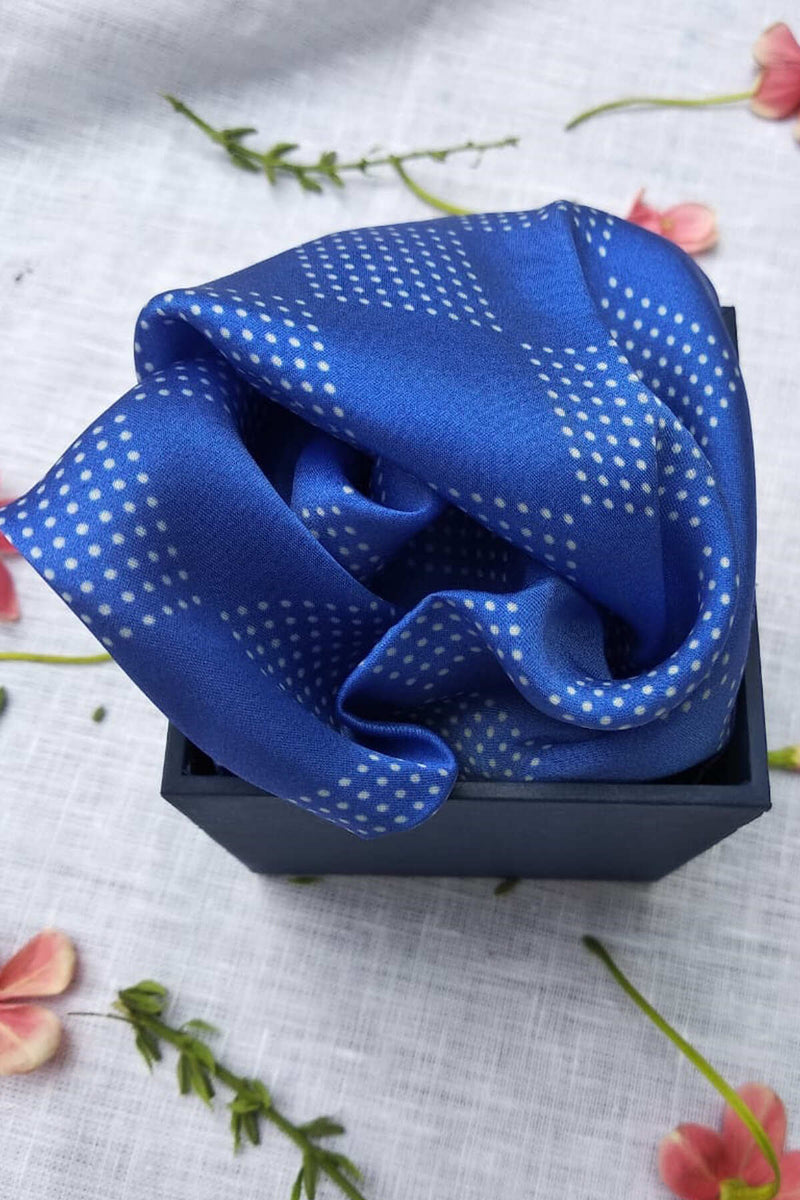 The Iota Pocket Square - Light Blue