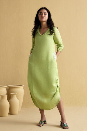 The Iris Dress - Light Green