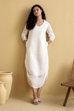 The Iris Dress - Off White